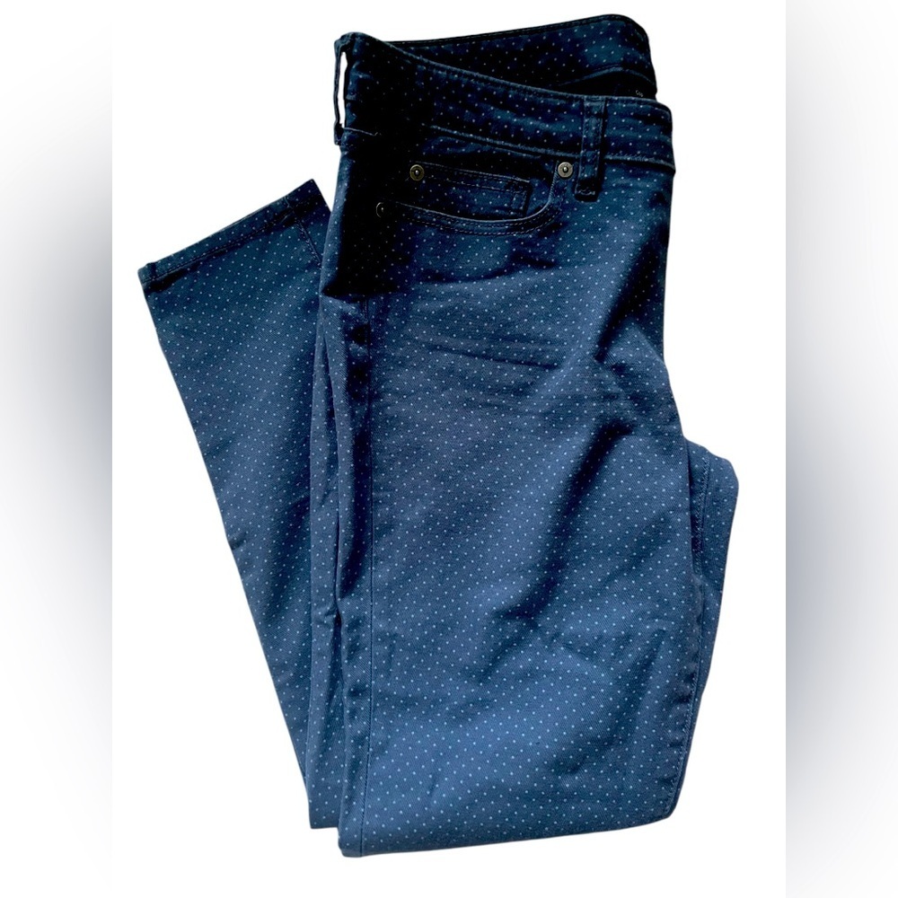 Gap Blue Polka Dot Pants
